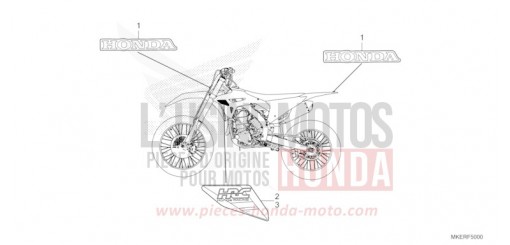 MARQUE (CRF450R/RX) CRF450RR de 2024